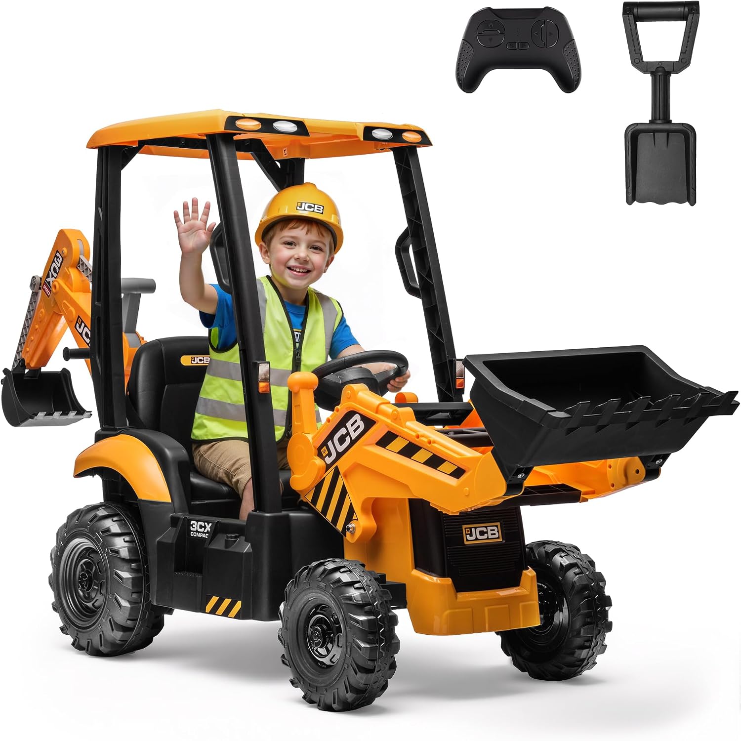 Kids Toys Jcb - Excavatrice électrique JCB 12V officiellement autorisée