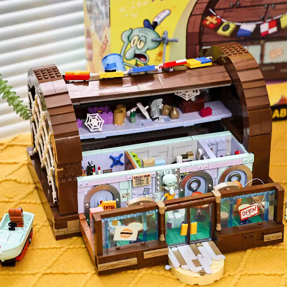 Kids Xbox Toys - Bob l'éponge Krusty Krab Area-X blocs