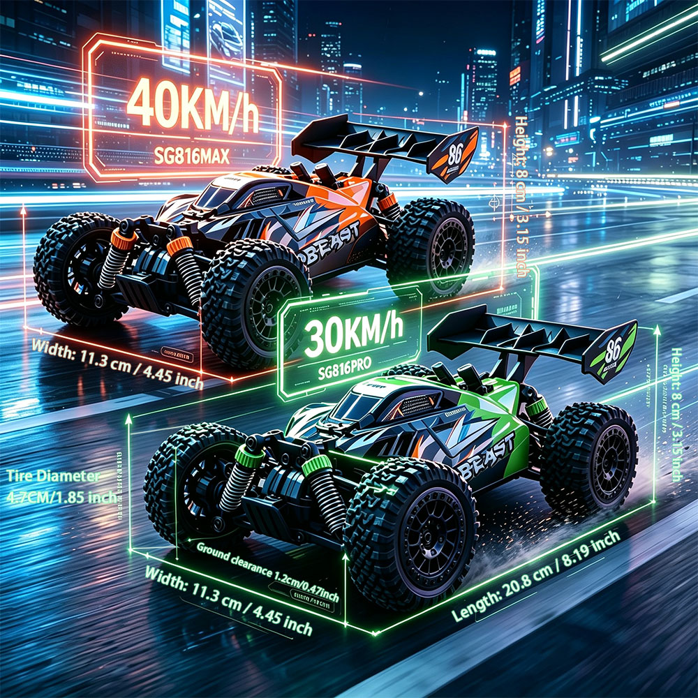 Kids Xbox Toys - Voiture de course professionnelle 1:24 SG816PRO/MAX