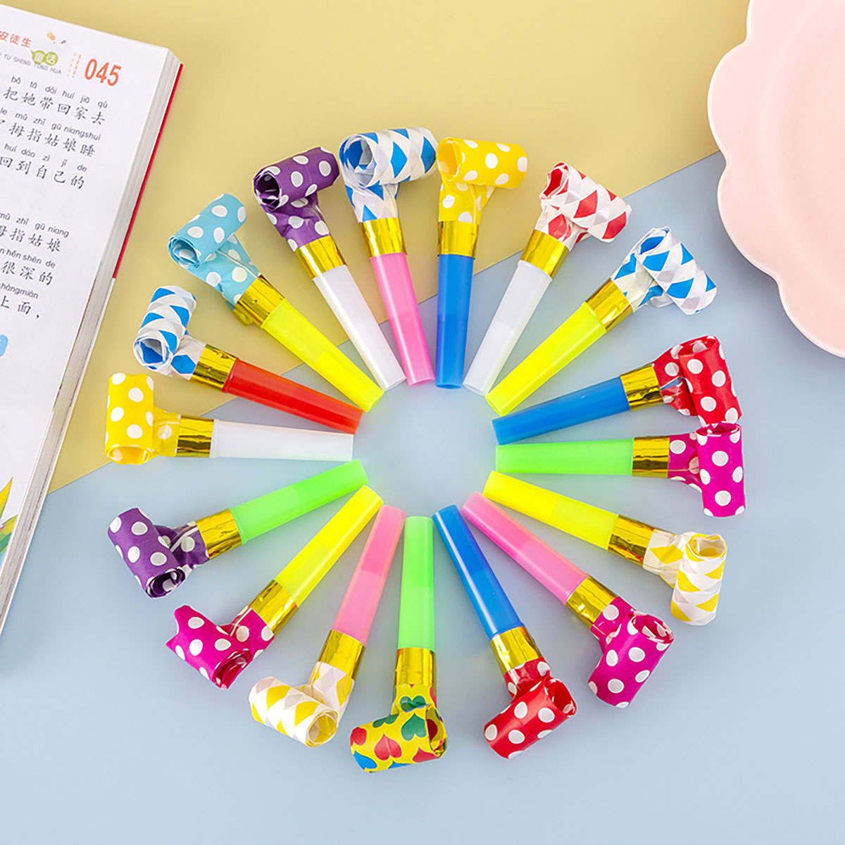 Kids Toys Easter - Sifflet de dragon coloré pour enfants,