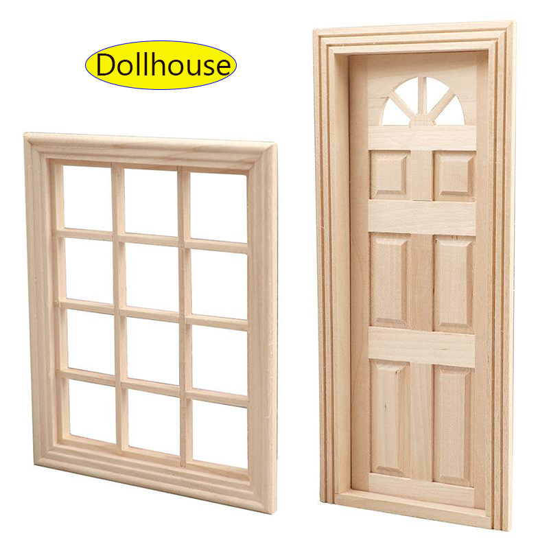 Dollhouse Furniture Set - Ensemble d'accessoires de meubles en bois
