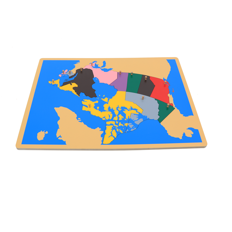 Puzzle de carte en bois du Can - Kids Toys Canada avis et prix