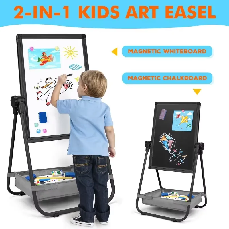Chevalet magnétique pour enfan - Kids Art Easel avis et prix