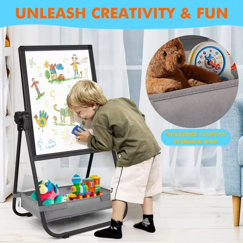 Chevalet magnétique pour enfan - Kids Art Easel avis et prix