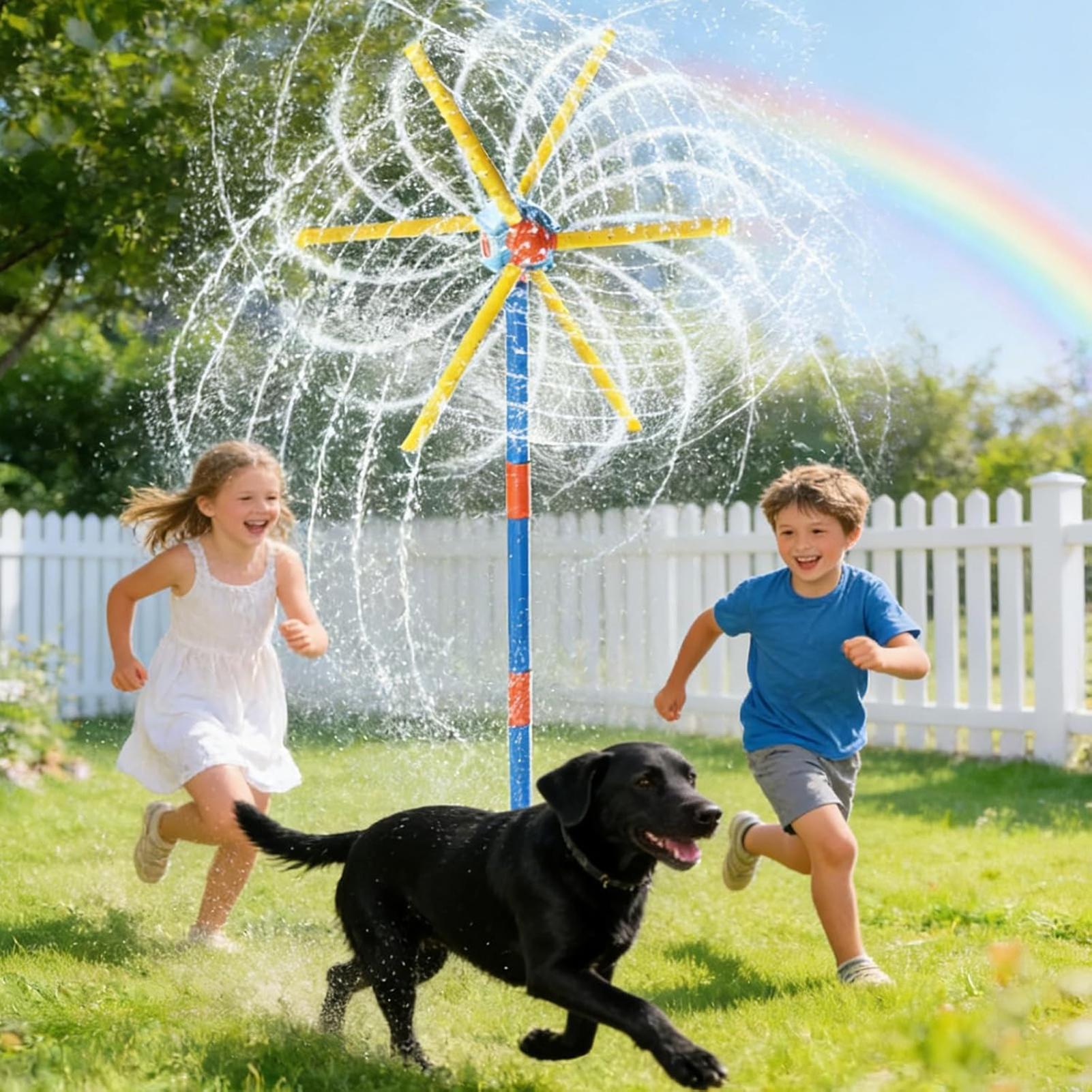 Moulin à vent avec arroseur po - Kids Yard Toys avis et prix