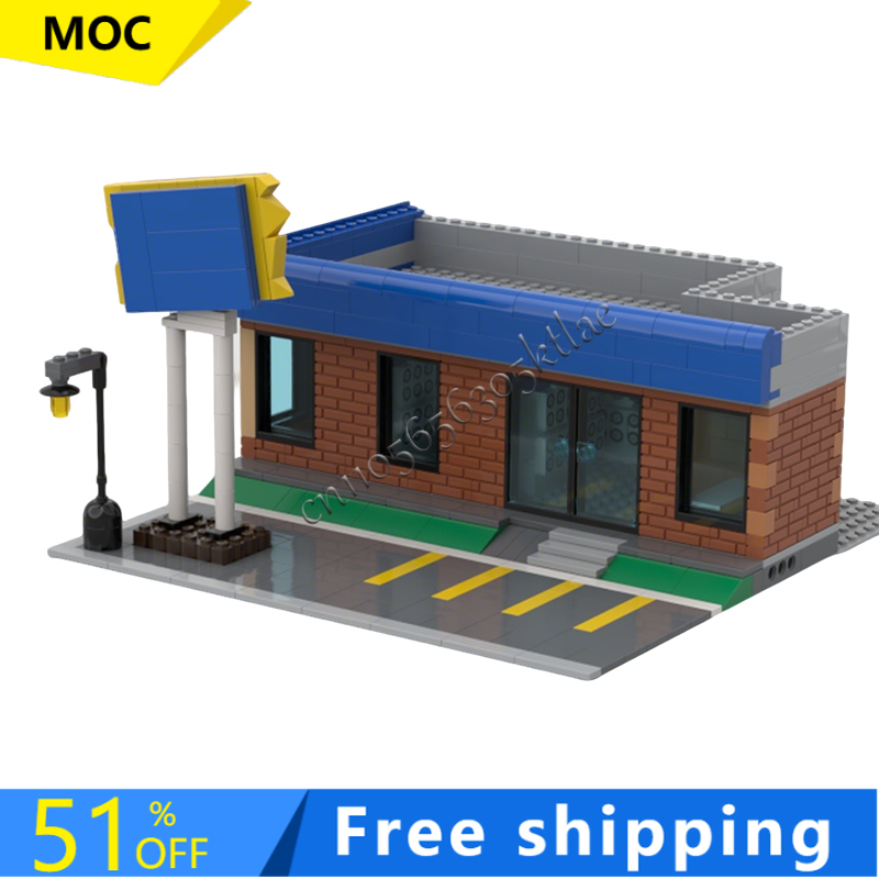 717 pièces MOC Vues de rue urb - Kids Toys Rental avis et prix