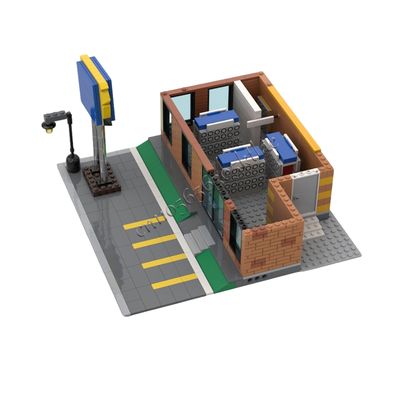 717 pièces MOC Vues de rue urb - Kids Toys Rental avis et prix