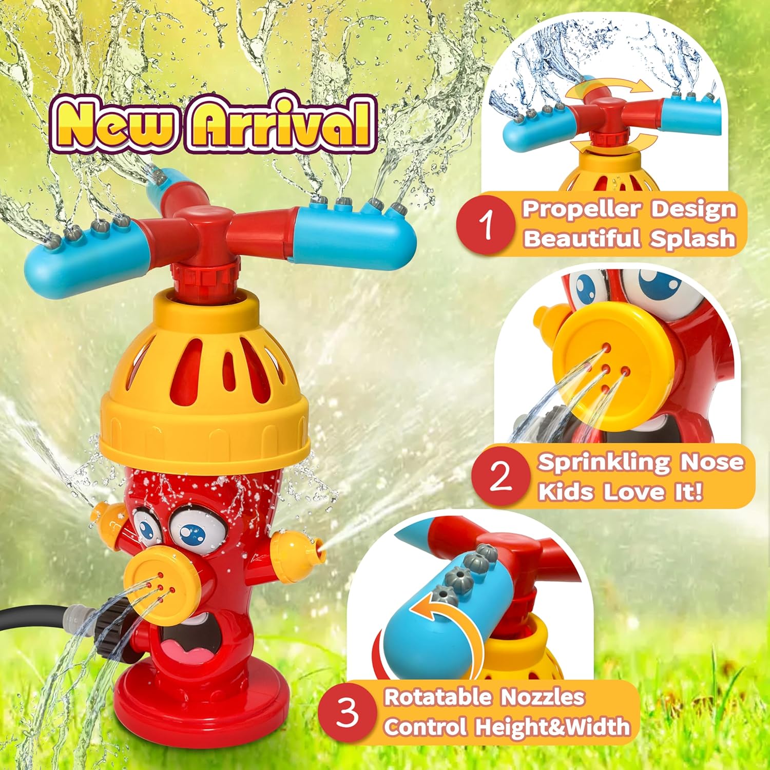Jouet d'arrosage à jet d'eau,  - Kids Yard Toys avis et prix
