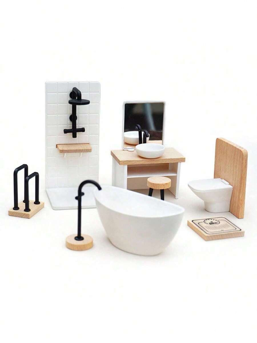 Ensemble de meubles de salle d - Dollhouse Furniture Set avis et prix