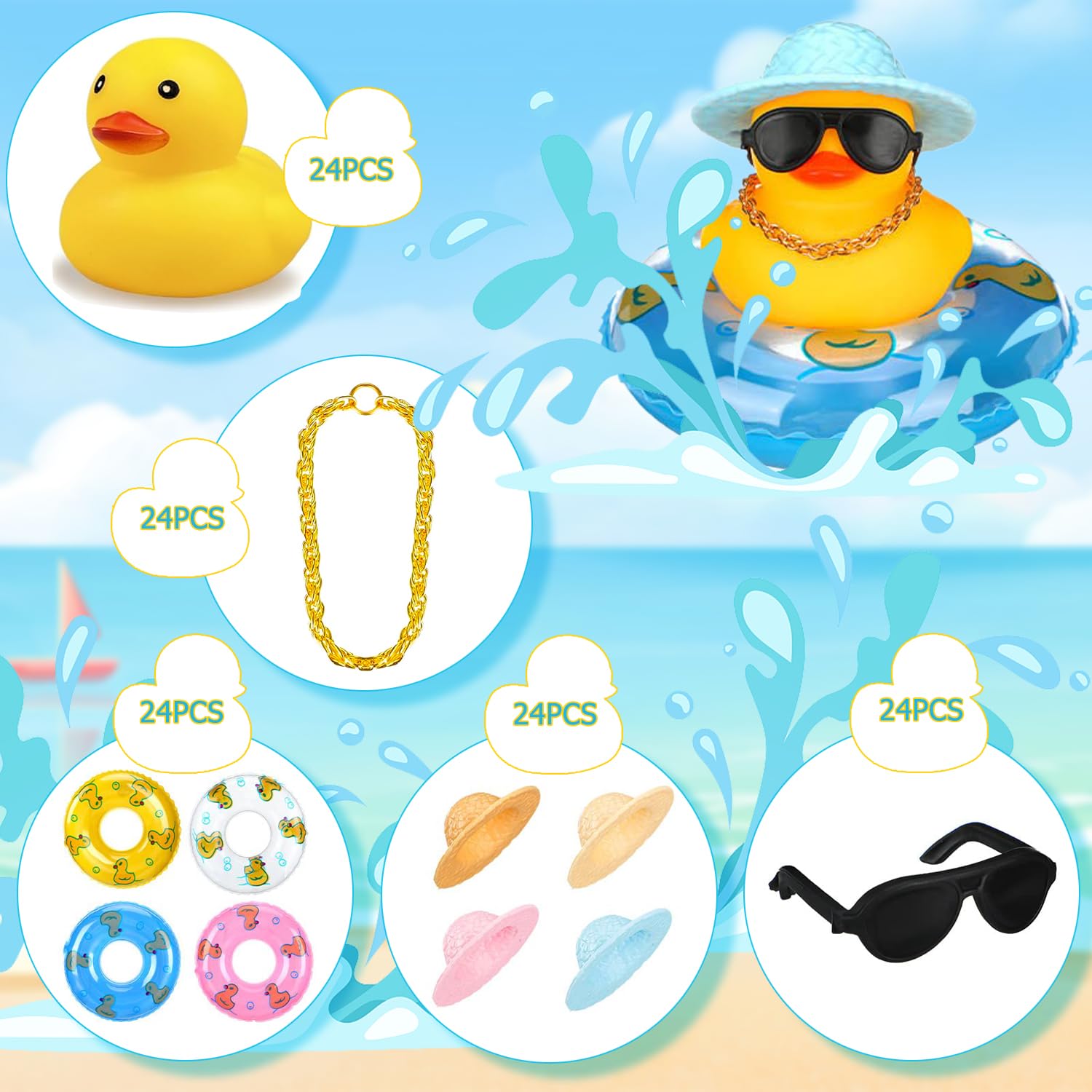 6-36 ensemble de Mini canards  - Rubber Duck Bath avis et prix