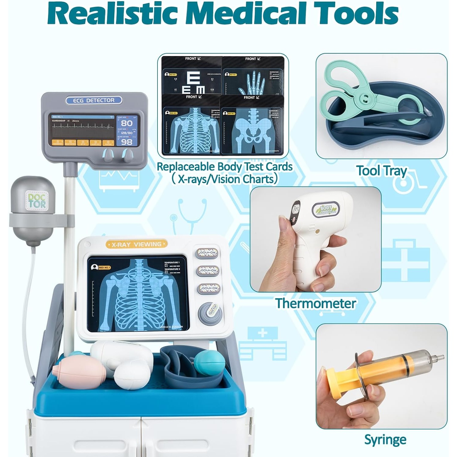 Kit de médecin, jouet de simul - Kids Xray Toys avis et prix