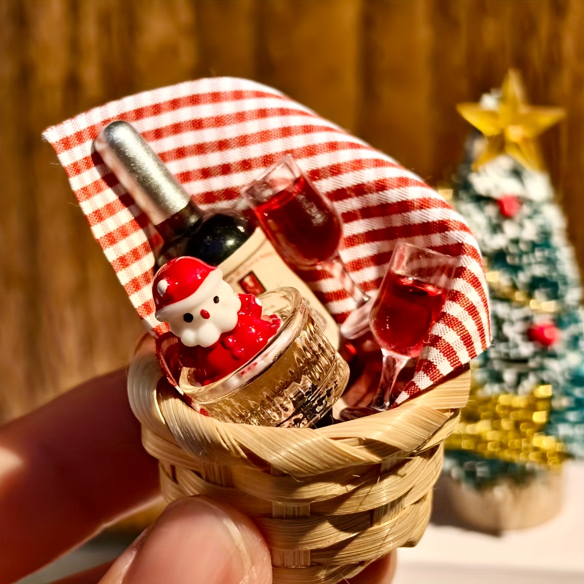 Ensemble de panier à vin de No - Dollhouse Furniture Set avis et prix