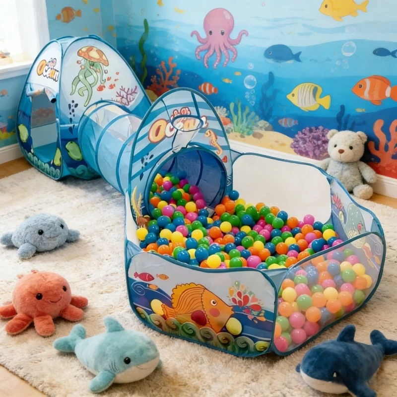 Tente de jeu portable 3-en-1 p - Kids Yard Toys avis et prix