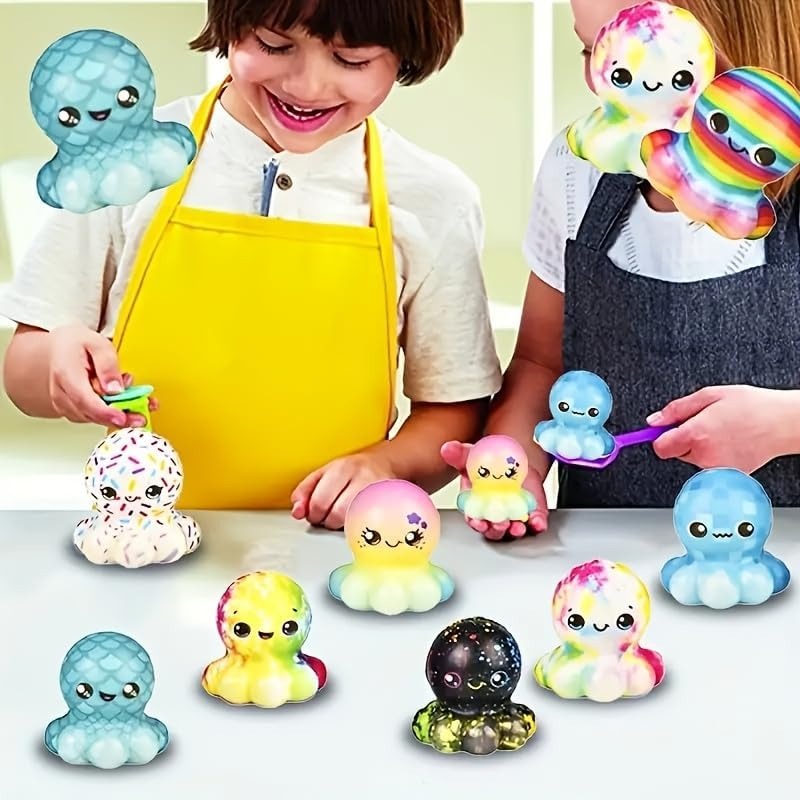 6/12 Pièces Jouets Poulpe Squi - Kids Toys Easter avis et prix