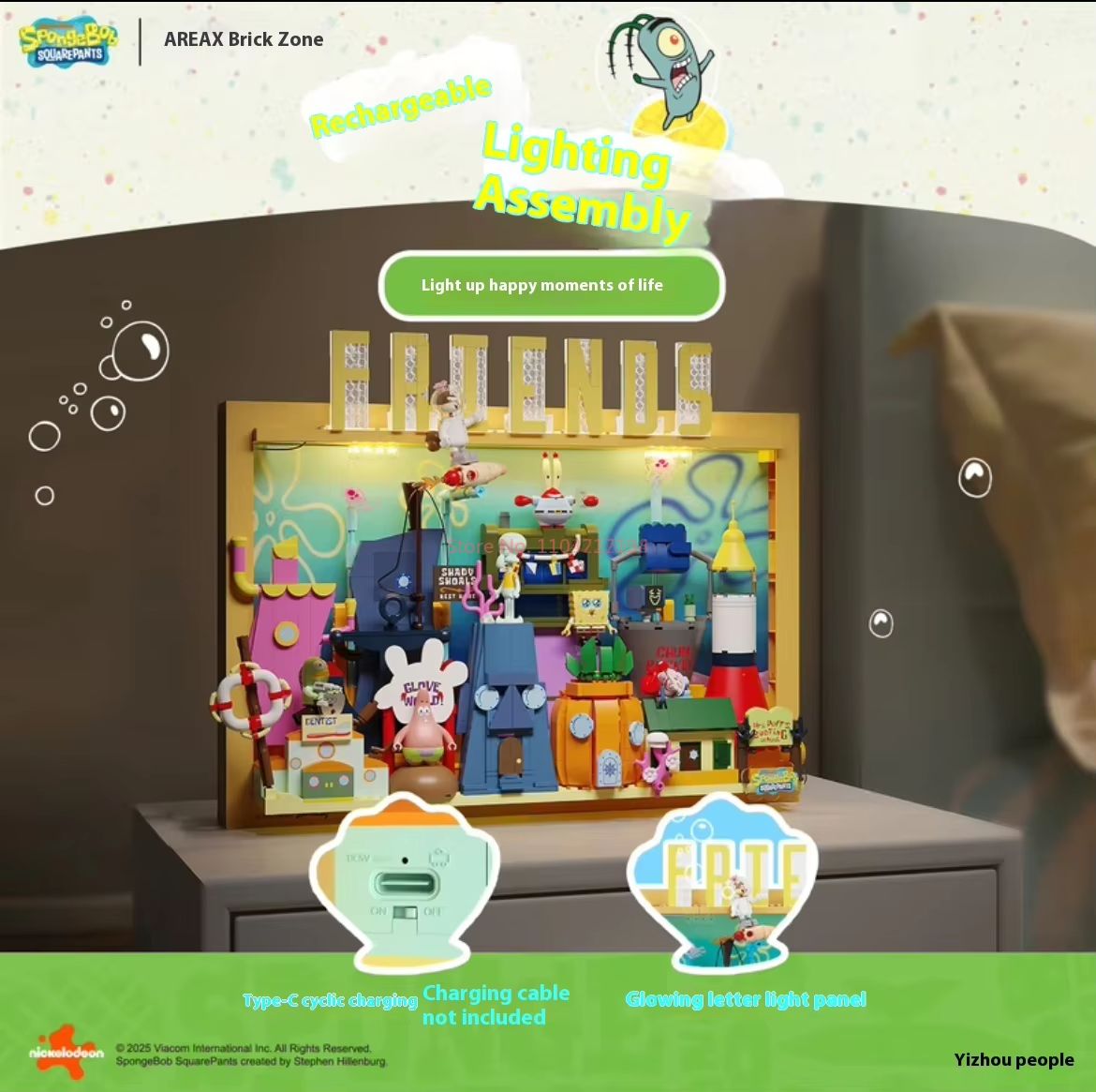 Zone officielle-X Bob l'éponge - Kids Xbox Toys avis et prix